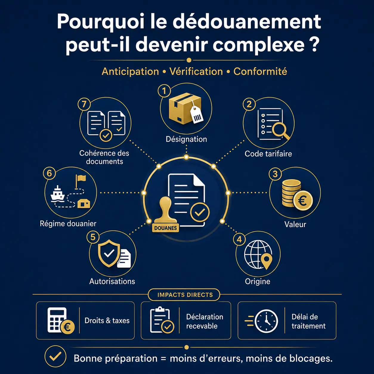 Préparation d’un dossier douanier à Douala