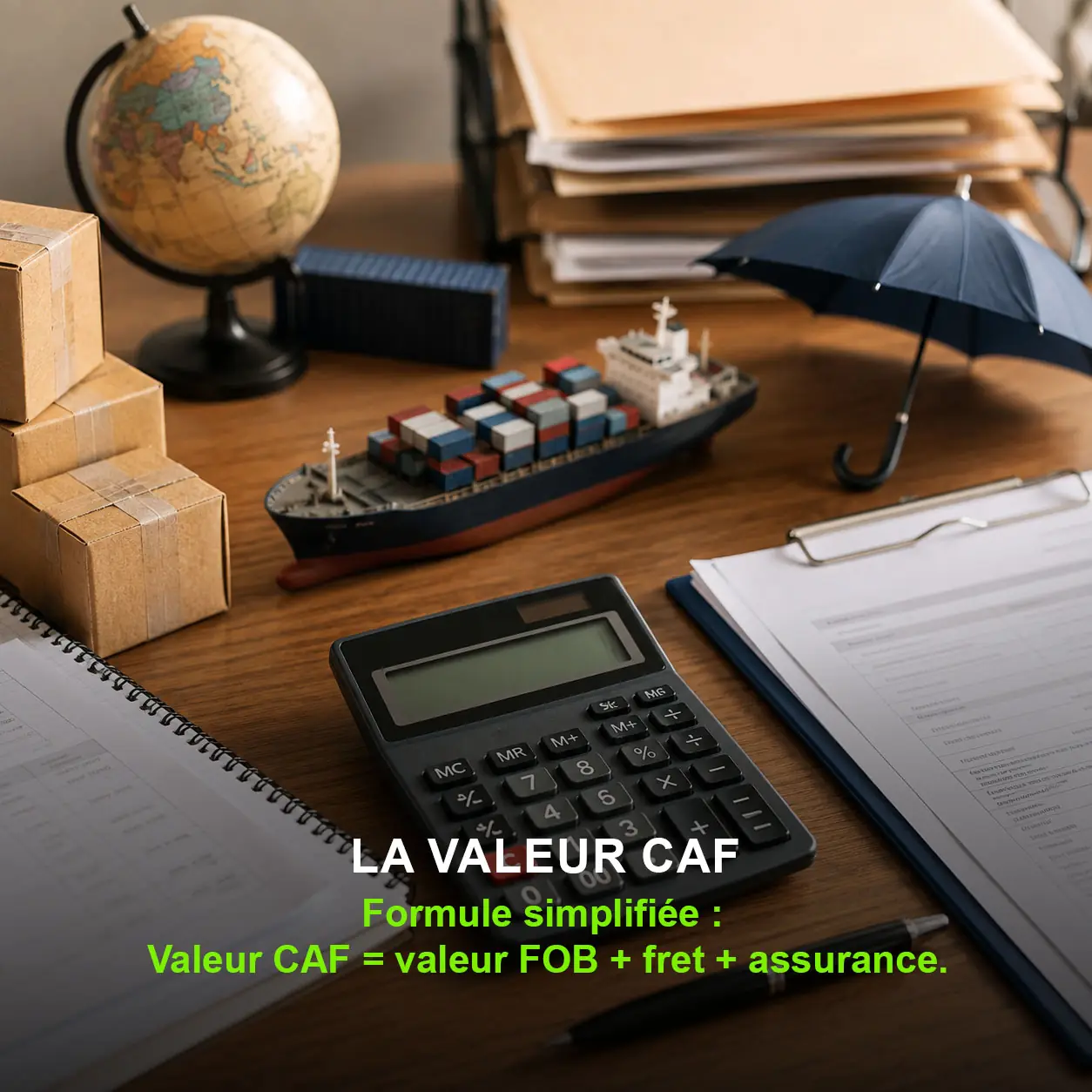 La valeur CAF, point de départ du calcul des droits de douane