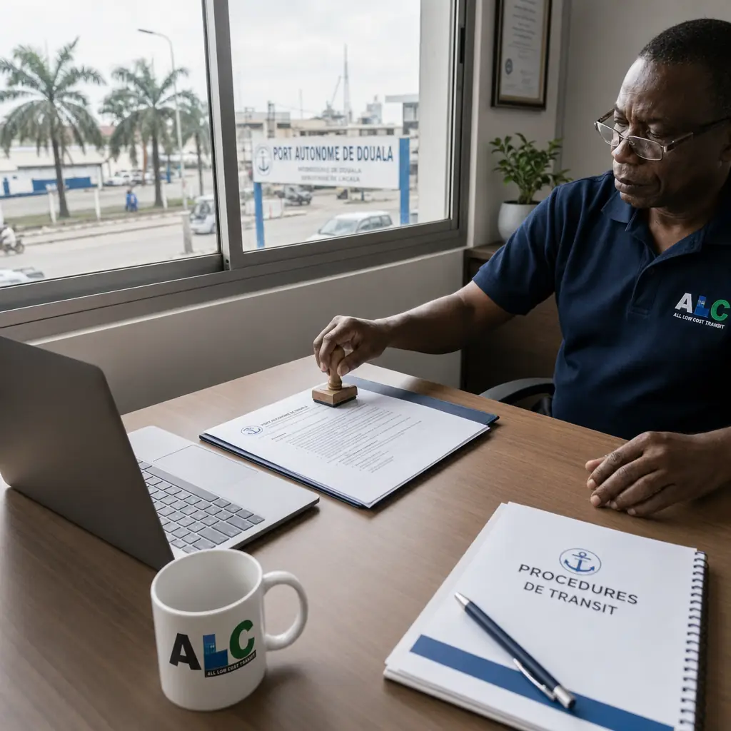 Preparing a customs pre-declaration in Douala